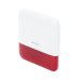(AX PRO) Sirena Inalámbrica con Estrobo Rojo para Exterior IP65 / 110 dB