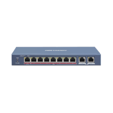 Switch PoE+ / No Administrable / 7 Puertos 10/100 Mbps 802.3 af/at (30 W) / 1 Puerto 10/100 Mbps Hi-PoE (90 W) / 2 Puertos 1000 Mbps Uplink / Modo Extendido hasta 300 Metros / 110 Watts Switch PoE+ / No Administrable / 7 Puertos 10/100 Mbps 802.3 af/at (30 W) / 1 Puerto 10/100 Mbps Hi-PoE (90 W) / 2 Puertos 1000 Mbps Uplink / Modo Extendido hasta 300 Metros / 110 Watts