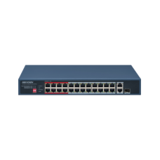 Switch PoE+ / No Administrable / 24 Puertos 10/100 Mbps PoE+ / 2 Puertos 1000 Mbps Uplink / 1 Puerto SFP Uplink / Modo Extendido hasta 300 Metros / 230 W Switch PoE+ / No Administrable / 24 Puertos 10/100 Mbps PoE+ / 2 Puertos 1000 Mbps Uplink / 1 Puerto SFP Uplink / Modo Extendido hasta 300 Metros / 230 W