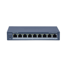 Switch PoE+ / Monitoreable / 8 Puertos 10/100 Mbps PoE+ / 1 Puerto 1000 Mbps de Uplink / Configuración Nube Hik-PartnerPro / Modo Extendido hasta 300 Metros / 110 W Switch PoE+ / Monitoreable / 8 Puertos 10/100 Mbps PoE+ / 1 Puerto 1000 Mbps de Uplink / Configuración Nube Hik-PartnerPro / Modo Extendido hasta 300 Metros / 110 W