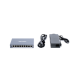 Switch PoE+ / Monitoreable / 8 Puertos 10/100 Mbps PoE+ / 1 Puerto 1000 Mbps de Uplink / Configuración Nube Hik-PartnerPro / Modo Extendido hasta 300 Metros / 110 W