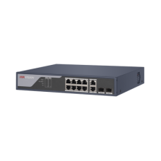 Switch PoE+ / Administrable / Uso en Rack / 8 Puertos 10/100 PoE+ / 2 Puertos 1000 Mbps Uplink / 2 Puertos SFP / Configuración Nube desde Hik-PartnerPro / Modo Extendido hasta 300 Metros / 125 W Switch PoE+ / Administrable / Uso en Rack / 8 Puertos 10/100 PoE+ / 2 Puertos 1000 Mbps Uplink / 2 Puertos SFP / Configuración Nube desde Hik-PartnerPro / Modo Extendido hasta 300 Metros / 125 W