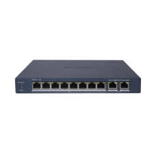 Switch Gigabit PoE+ / Administrable / 8 Puertos 1000 Mbps PoE+ / 2 Puertos 1000 Mbps de Uplink / Configuración Nube Hik-PartnerPro / Modo Extendido hasta 300 Metros / 60 W Switch Gigabit PoE+ / Administrable / 8 Puertos 1000 Mbps PoE+ / 2 Puertos 1000 Mbps de Uplink / Configuración Nube Hik-PartnerPro / Modo Extendido hasta 300 Metros / 60 W