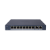 Switch Gigabit PoE+ / Administrable / 8 Puertos Gigabit PoE+ / 2 Puertos Gigabit / Configuración Nube Hik-Partner Pro / Modo Extendido hasta 300 Metros / 110 W
