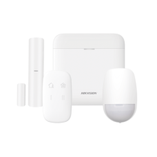 (AX PRO) KIT de Alarma AX PRO / Incluye: 1 Hub con bateria de respaldo / 1 Sensor PIR / 1 Contacto Magnético / 1 Control Remoto / WiFi / Compatible con Hik-Connect P2P
