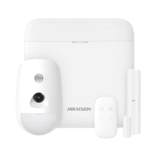(AX PRO) KIT de Alarma AX PRO con GSM (3G/4G) / Incluye: 1 Hub / 1 Sensor PIR con Cámara / 1 Contacto Magnético / 1 Control Remoto / WiFi / Compatible con Hik-Connect P2P