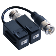 Kit de Transceptor (Balluns) TURBOHD con Boton Push / Hasta 8 MP (4K) / 100% Cobre / Soporta HD-TVI / AHD / CVI / CVBS / Audio por Coaxitron / Datos para Menu de Configurar de Cámaras 