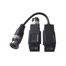 Kit de Transceptor (Balluns) TURBOHD con Boton Push / Hasta 8 MP (4K) / 100% Cobre / Soporta HD-TVI / AHD / CVI / CVBS / Audio por Coaxitron / Datos para Menu de Configurar de Cámaras 