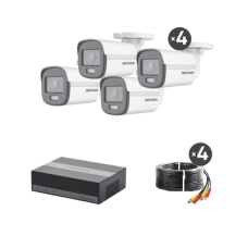 Kit TurboHD 1080p / DVR 4 Canales con Unidad de Almacenamiento eSSD de 300 GB / 4 Cámaras Bala ColorVu con Micrófono Integrado / Fuente de Poder / Accesorios de Instalación Kit TurboHD 1080p / DVR 4 Canales con Unidad de Almacenamiento eSSD de 300 GB / 4 Cámaras Bala ColorVu con Micrófono Integrado / Fuente de Poder / Accesorios de Instalación
