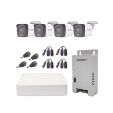 Kit TURBOHD 1080p / DVR 4 Canales / 4 Cámaras con Micrófono Integrado y 101° Visión / Luz Blanca + IR Visión Nocturna / Transceptores / Conectores / Fuente de Poder Profesional Compacta Kit TURBOHD 1080p / DVR 4 Canales / 4 Cámaras con Micrófono Integrado y 101° Visión / Luz Blanca + IR Visión Nocturna / Transceptores / Conectores / Fuente de Poder Profesional Compacta