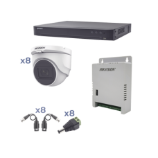 Kit TURBOHD 1080p / DVR 8 Canales / 8 Cámaras Turret (exterior 2.8 mm) / Conectores / Transceptores / Fuente de Poder Profesional hasta 15 Vcc para Larga Distancia Kit TURBOHD 1080p / DVR 8 Canales / 8 Cámaras Turret (exterior 2.8 mm) / Conectores / Transceptores / Fuente de Poder Profesional hasta 15 Vcc para Larga Distancia