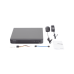 DVR 4 Canales TURBOHD + 4 Canales IP / 8 Megapixel (4K) / Audio de dos vías por Coaxitron / ACUSENSE / Reconocimiento Facial / 1 Bahía de Disco Duro / Salida de Video en Full HD / H.265+
