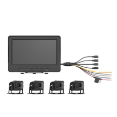 Sistema de Monitoreo Local / 4 Cámaras 1080p para Exterior (IP68) y Pantalla LCD de 7 Sistema de Monitoreo Local / 4 Cámaras 1080p para Exterior (IP68) y Pantalla LCD de 7