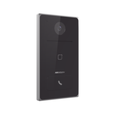 Frente de Calle METALICO PoE / Ángulo 129°H / NO requiere Monitor / PoE Estandar / IP65  / Apertura desde Hik-connect / Soporta 1 Departamento / Soporta Tarjetas Mifare / 1 Salida Relay