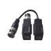Kit de Transceptor (Balluns) TURBOHD con Boton Push / Hasta 8 MP (4K) / 100% Cobre / Soporta HD-TVI / AHD / CVI / CVBS / Audio por Coaxitron / Datos para Menu de Configurar de Cámaras 