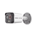 Cámara Bala IP Térmica y Óptica Biespectral / Detección Térmica de Incendios y Humos / Medición de Temperaturas / Alcance hasta 20.3 m / Térmica 96 x 72 / Óptica 4 MP ColorVu / IP67 / Audio y Alarma 