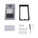 Videoportero IP 2 Megapixel / Llamada y Apertura Remota desde App Hik-Connect (Requiere monitor )/ PoE / Exterior IP65 + Antivandalico IK08 / 4 Departamento / Apertura con Tarjeta / Soporta 2 Puertas y hasta 6 Monitores