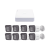 Kit IP 1080p (2 Megapixel) / NVR de 8 Canales con 8 Puertos PoE / 8 Cámaras IP Bala ColorVu Lite y ACUSENSE Lite / Micrófono Integrado