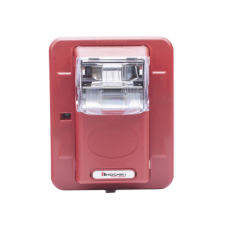 Lámpara Estroboscópica de Montaje en Pared, 24 Vcc, 15/30/60/75/110 Candelas, sin Letras, Color Rojo (0500-05960)