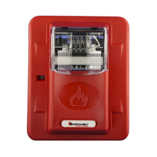 Estrobo para Montaje en Pared, 24 Vcc, Color Rojo (0500-05940)