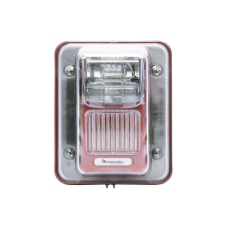 Sirena Estrobo, Para Intemperie, Montaje en Muro, Color Rojo (0500-05860) Sirena Estrobo, Para Intemperie, Montaje en Muro, Color Rojo (0500-05860)