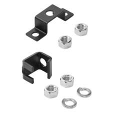 Kit de Soporte a Techo, Para Charola Tipo Escalerilla, de Acero, Color Negro