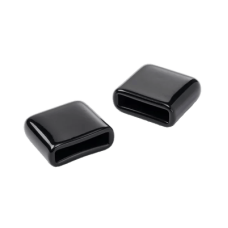 Kit de Tapas Finales Para Escalerilla, de Vinilo, Color Negro