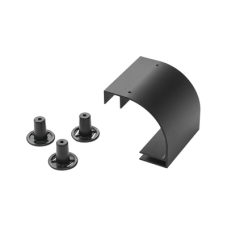 Accesorio de Bajada de Cable, Para Escalerilla de 12 in de Ancho, de Aluminio, Color Negro Accesorio de Bajada de Cable, Para Escalerilla de 12 in de Ancho, de Aluminio, Color Negro