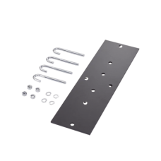 Kit de Conexión a Rack, Para Escalerillas de 12 y 6 in de Ancho, de Acero, Color Negro