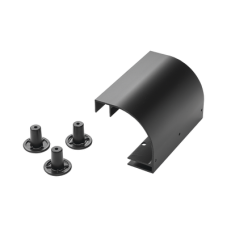 Accesorio de Bajada de Cable, Para Instalación en Escalerilla Hoffman, de Aluminio, Color Negro Accesorio de Bajada de Cable, Para Instalación en Escalerilla Hoffman, de Aluminio, Color Negro