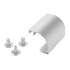 Accesorio de Bajada de Cable, Para Instalación en Escalerilla Hoffman, de Aluminio, Color Blanco Accesorio de Bajada de Cable, Para Instalación en Escalerilla Hoffman, de Aluminio, Color Blanco