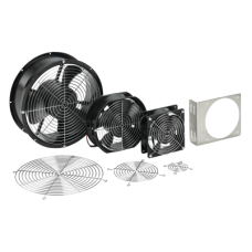 Ventilador Axial Compacto 6 Pulgadas / 115VAC / 102CFM / Silencioso / Acero Negro / 50,000 Horas Operación