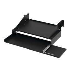 Charola Para Soportar Equipos en Rack de 19in, Con Bandeja Deslizable para Teclado y Mouse , Capacidad de 45.5 kg, 4 UR
