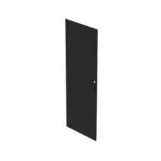 Puerta Sólida para ProLine V/D / 2000x700 mm (78.7x27.6 in) / Acero Negro RAL 9005 / cUL Listed / EIA RS-310-D Puerta Sólida para ProLine V/D / 2000x700 mm (78.7x27.6 in) / Acero Negro RAL 9005 / cUL Listed / EIA RS-310-D