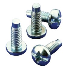 Kit de 20 Tornillos #10-32 x 0.75, Para Uso con Rieles de Tornillo Directo o Tuerca Enjaulada, de Acero, Color Negro Kit de 20 Tornillos #10-32 x 0.75, Para Uso con Rieles de Tornillo Directo o Tuerca Enjaulada, de Acero, Color Negro