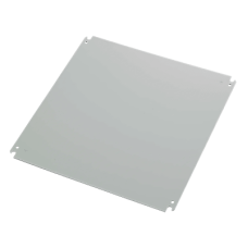 Panel de Montaje Concept de 20x20 pulgadas (508x508 mm)  / Platina / Acero dulce 12ga / Blanco polvo recubierto / 2.66 mm espesor / Para gabinetes industriales