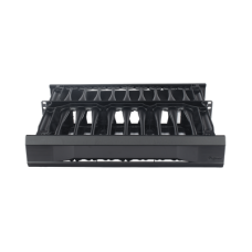 Organizador de Cables Horizontal CableTek, Sencillo (Solo Frontal), Para Rack de 19in, 2UR Organizador de Cables Horizontal CableTek, Sencillo (Solo Frontal), Para Rack de 19in, 2UR