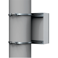 Kit de Fijación para Postes / Enclosure Pole Fixation / Acero Galvanizado / Carga Máxima 900 N / Diámetro Poste 80-250 mm (3.15-9.84 in) / 2 Perfiles + Accesorios Kit de Fijación para Postes / Enclosure Pole Fixation / Acero Galvanizado / Carga Máxima 900 N / Diámetro Poste 80-250 mm (3.15-9.84 in) / 2 Perfiles + Accesorios