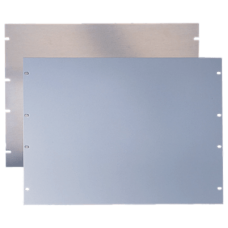 Tapa Ciega Para Rack Estándar de 19in, Plano, de Acero, 2 UR, Color Gris