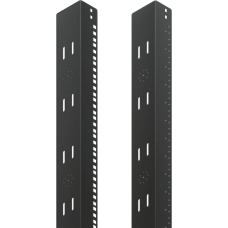 Ángulo con Tuerca Cuadrada de 19 pulgadas para rack ProLine, ajuste de 2000 mm, de acero, negro