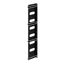 Organizador de Cables Vertical / Acero / Negro / Para Gabinetes Sísmicos / Kit 3 Piezas / Incluye 10 Envolturas Velcro 8 pulg (203 mm) Organizador de Cables Vertical / Acero / Negro / Para Gabinetes Sísmicos / Kit 3 Piezas / Incluye 10 Envolturas Velcro 8 pulg (203 mm)