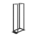 Rack Abierto de 4 Postes Estándar de 19 in / 45U / 2.13 m (7 ft) de Altura / Profundidad Ajustable 450-1050 mm (17.7-41.3 in) / Aluminio 6063-T6 / Rieles Roscados 12-24 / Negro RAL 9005