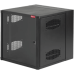 Gabinete AccessPlus de 8 UR Montaje en Pared de 19in / Doble Bisagra / Puerta con Ventana de Seguridad / 425 mm (16.7 in) x 620 mm (24.4 in) x 638 mm (25.1 in) / Color Negro
