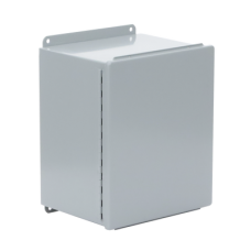 Gabinete de Bisagra Continua NEMA 12; IP66 de Uso en Intemperie, 305 x 254 x 203 mm, De Acero, Color Gris Gabinete de Bisagra Continua NEMA 12; IP66 de Uso en Intemperie, 305 x 254 x 203 mm, De Acero, Color Gris