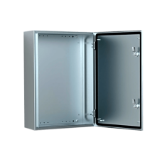 Gabinete de Acero Inoxidable 304L ASR IP66 / 600x400x210 mm (23.6x15.7x8.3 in) / 2 Cerraduras / Montaje Placa 2 mm Gabinete de Acero Inoxidable 304L ASR IP66 / 600x400x210 mm (23.6x15.7x8.3 in) / 2 Cerraduras / Montaje Placa 2 mm