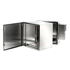 Gabinete de Pared ProTek / Bisagra Doble / AC Tipo 4 4X 12 / Acero Inoxidable 304 / 12U / 621 mm (24.4 in) Alto x 600 mm (23.6 in) Ancho x 789 mm (31.1 in) Fondo / Cepillado #3 / Montaje en Rack 19 pulgadas Gabinete de Pared ProTek / Bisagra Doble / AC Tipo 4 4X 12 / Acero Inoxidable 304 / 12U / 621 mm (24.4 in) Alto x 600 mm (23.6 in) Ancho x 789 mm (31.1 in) Fondo / Cepillado #3 / Montaje en Rack 19 pulgadas