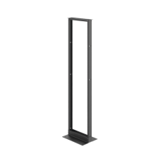 Rack de Dos Postes Estándar de 19 in, Rieles Numerados y Roscados #12-24, Fabricado en Aluminio, 45 Unidades de Rack, Color Negro Rack de Dos Postes Estándar de 19 in, Rieles Numerados y Roscados #12-24, Fabricado en Aluminio, 45 Unidades de Rack, Color Negro