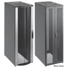 Gabinete Rack para Servidores ProLine FloTek 42U 2000x600x1200 mm, Acero Negro, Puertas Perforadas, Flujo de Aire Pasivo, Incluye Paneles Laterales