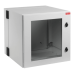 Gabinete Industrial ProTek de Puerta con Ventana, Protección NEMA Tipo 12; IP55; IK10, Abatible, Fabricado en Acero, 12 UR, Color Gris Claro