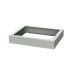 Base de Piso (Zocalo) de Aluminio para Gabinetes ComLine OSP de Medidas 700x600 mm, Color Gris